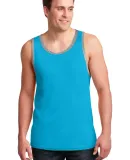 986 Anvil - Lightweight Fashion Tank in Carib bl/ ht gry