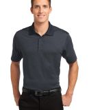 K558 Port Authority® Fine Stripe Performance Polo in Graphite/black