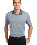 K558 Port Authority® Fine Stripe Performance Polo in White/shad gry