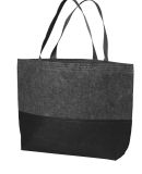 BG402L Port Authority® Large Felt Tote in Ft char/black