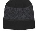 C907 Port Authority® Nordic Beanie in Black/graphite