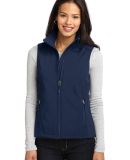 L325 Port Authority® Ladies Core Soft Shell Vest in Dress blue nvy