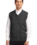 SW301 Port Authority® Value V Neck Sweater Vest in Charcoal grey