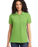 LKP155 Port & Company® Ladies 50/50 Pique Polo Lime