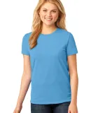 LPC54 Port & Company® Ladies 5.4-oz 100% Cotton T Aquatic Blue