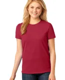 LPC54 Port & Company® Ladies 5.4-oz 100% Cotton T Red