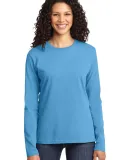 LPC54LS Port & Company® Ladies Long Sleeve 5.4-oz Aquatic Blue