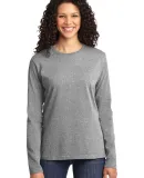 LPC54LS Port & Company® Ladies Long Sleeve 5.4-oz Athl Heather