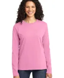 LPC54LS Port & Company® Ladies Long Sleeve 5.4-oz Candy Pink