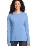 LPC54LS Port & Company® Ladies Long Sleeve 5.4-oz Light Blue