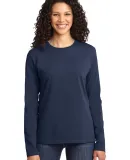 LPC54LS Port & Company® Ladies Long Sleeve 5.4-oz Navy