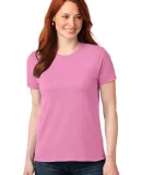 LPC55 Port & Company® Ladies 50/50 Cotton/Poly T- Candy Pink