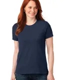 LPC55 Port & Company® Ladies 50/50 Cotton/Poly T- Navy