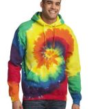 PC146 Port & Company® Essential Tie-Dye Pullover  in Rainbow