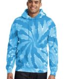 PC146 Port & Company® Essential Tie-Dye Pullover  in Turquoise