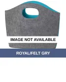 BG403 Port Authority® Felt Hobo Tote Royal/Felt Gry