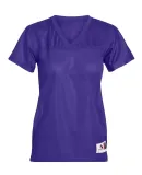 251 Augusta Sportswear Girls Football Tee Purple