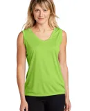 LST352 Sport-Tek Ladies Sleeveless Competitor™ V in Lime shock