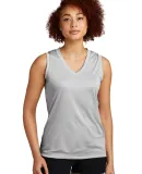 LST352 Sport-Tek Ladies Sleeveless Competitor™ V in Silver