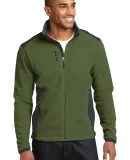 EB232 Eddie Bauer® Full-Zip Sherpa Fleece Jacket Evergrn/Gry St