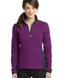 EB233 Eddie Bauer® Ladies Full-Zip Sherpa Fleece  Concord Pur/Gy