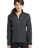 EB233 Eddie Bauer® Ladies Full-Zip Sherpa Fleece  Grey Stl/Black