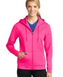 LST238 Sport-Tek® Ladies Sport-Wick® Fleece Full in Neon pink