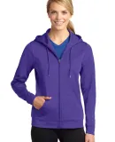 LST238 Sport-Tek® Ladies Sport-Wick® Fleece Full in Purple