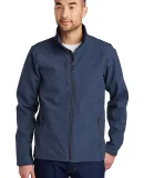 EB532 Eddie Bauer® Shaded Crosshatch Soft Shell J Blue