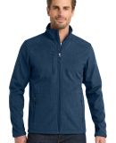 EB532 Eddie Bauer® Shaded Crosshatch Soft Shell J in Blue