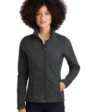 EB533 Eddie Bauer® Ladies Shaded Crosshatch Soft  Grey