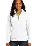 EB206 Eddie Bauer® Ladies Hooded Full-Zip Fleece  White