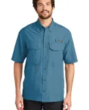 EB602 Eddie Bauer® - Short Sleeve Performance Fis Gulf Teal