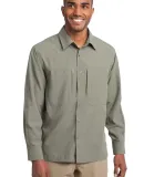 EB604 Eddie Bauer® - Long Sleeve Performance Trav Driftwood