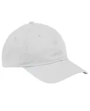 Big Accessories BX880 6-Panel Unstructured Hat WHITE