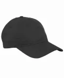 Big Accessories BX880 6-Panel Unstructured Hat BLACK