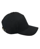 BX034 Big Accessories 5-Panel Brushed Twill Cap BLACK