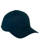 BX034 Big Accessories 5-Panel Brushed Twill Cap NAVY