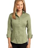 RH69 Red House® Ladies 3/4-Sleeve Nailhead Non-Ir in Celery