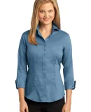 RH69 Red House® Ladies 3/4-Sleeve Nailhead Non-Ir Teal Blue