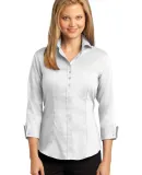 RH69 Red House® Ladies 3/4-Sleeve Nailhead Non-Ir White