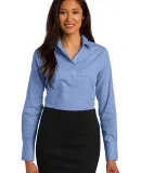 RH71 Red House® Ladies Windowpane Plaid Non-Iron  Blue