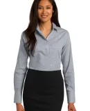 RH71 Red House® Ladies Windowpane Plaid Non-Iron  Dove Grey