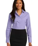 RH71 Red House® Ladies Windowpane Plaid Non-Iron  Thistle Purple