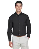D620 Devon & Jones Men's Crown Collection Solid Br BLACK