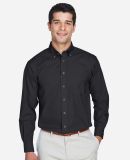 D620 Devon & Jones Men's Crown Collection Solid Br in Black
