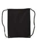 8875 Liberty Bags - Cotton Canvas Drawstring Backp BLACK