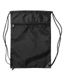 8888 Liberty Bags - Denier Nylon Zippered Drawstri BLACK