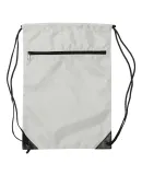 8888 Liberty Bags - Denier Nylon Zippered Drawstri WHITE