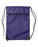 8888 Liberty Bags - Denier Nylon Zippered Drawstri PURPLE